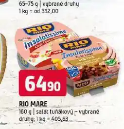 Terno Rio mare tuňákový salát nabídka