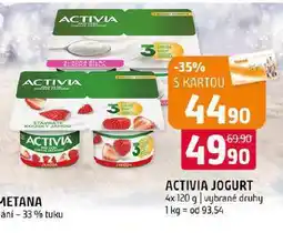 Terno Activia jogurt nabídka