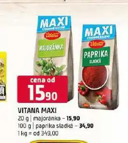 Terno Vitana maxi paprika nabídka