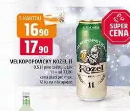 Terno Pivo velkopopovický kozel nabídka