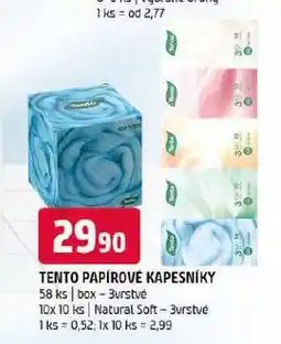 Terno Tento papírové kapesníky nabídka