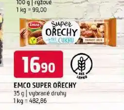 Terno Emco super ořechy nabídka