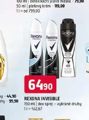 Terno Rexona deodorant nabídka