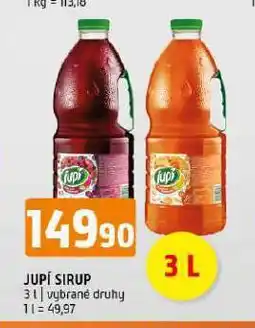 Terno Jupí sirup nabídka