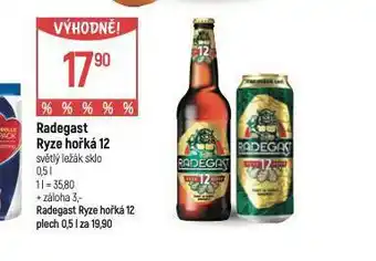 Globus Pivo radegast ryze hořká 12 nabídka