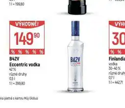 Globus B42v eccentric vodka 42% nabídka