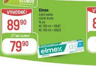 Globus Elmex zubní pasta nabídka