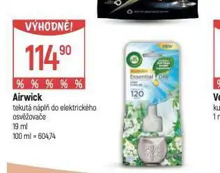 Globus Airwick tekutá náplň nabídka