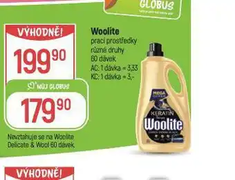 Globus Woolite prací prostředek nabídka