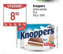 Globus Knoppers plněná oplatka nabídka