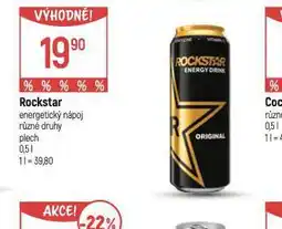 Globus Rockstar energetický nápoj nabídka