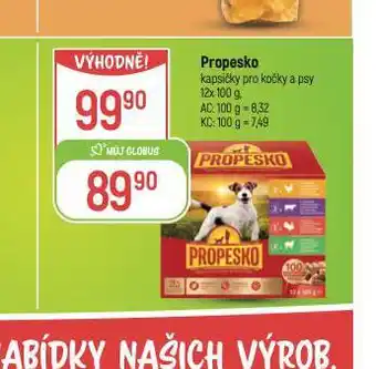 Globus Propesko kapsičky pro kočky nabídka