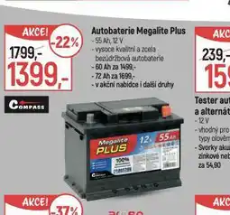 Globus Autobaterie megalite plus 72 ah nabídka