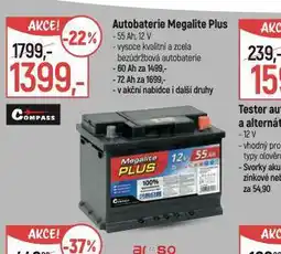 Globus Autobaterie megalite plus 55 ah nabídka