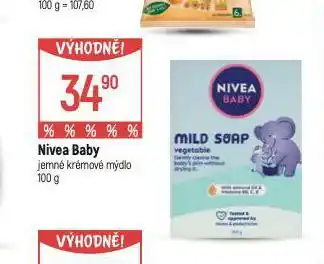 Globus Nivea baby jemné krémové mýdlo nabídka