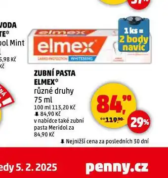 Penny Market Elmex zubní pasta nabídka