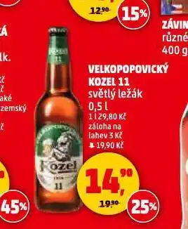 Penny Market Pivo velkopopovický kozel 11 nabídka