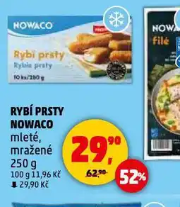 Penny Market Nowaco rybí prsty nabídka