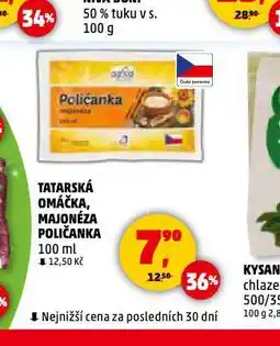 Penny Market Agricol tatarská omáčka / poličanka majonéza nabídka