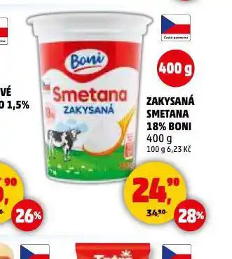 Penny Market Zakysaná smetana 8% boni nabídka