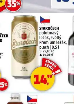 Penny Market Pivo staročech nabídka