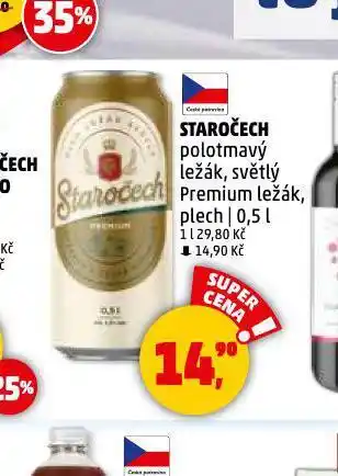 Penny Market Pivo staročech nabídka