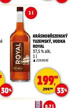 Penny Market Krásnobřezenský tuzemák, vodka nabídka