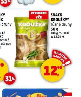 Penny Market Snack koružky nabídka