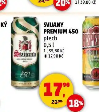 Penny Market Pivo svijany premium 450 nabídka