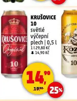 Penny Market Pivo krušovice 10 nabídka