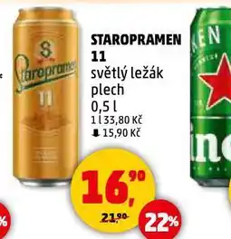 Penny Market Pivo staropramen 11 nabídka