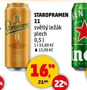 Penny Market Pivo staropramen 11 nabídka