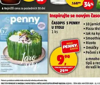 Penny Market Časopis s penny u stolu nabídka