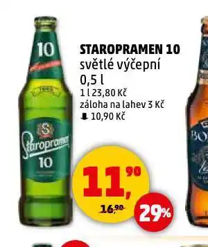 Penny Market Pivo staropramen 10 nabídka