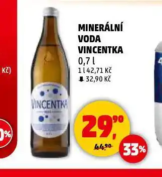 Penny Market Vincentka minerální voda nabídka