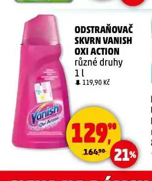 Penny Market Vanish oxi action odstraňovač skvrn nabídka