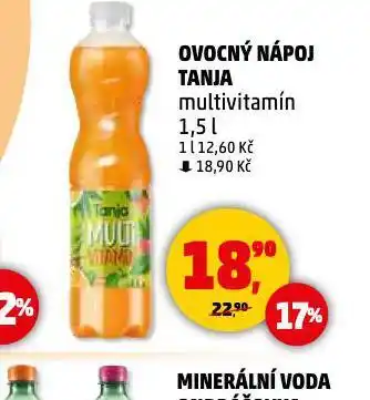 Penny Market Tanja ovocný nápoj nabídka