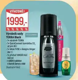 Globus Výrobník sody terra black nabídka