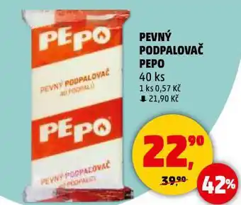 Penny Market Pepo pevný podpalovač nabídka