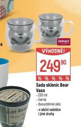 Globus Sada sklenic bear vaso nabídka