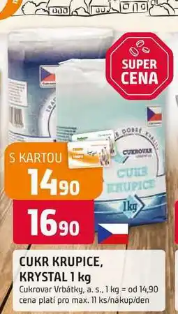 Trefa CUKR KRUPICE, KRYSTAL 1 kg nabídka