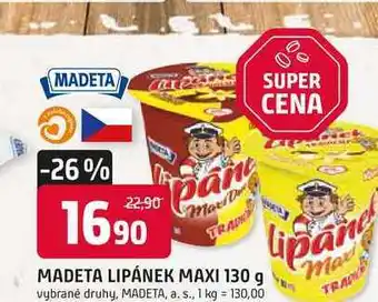 Trefa MADETA LIPÁNEK MAXI 130 g vybrané druhy nabídka