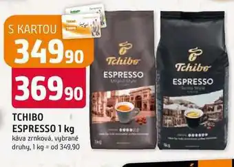 Trefa TCHIBO ESPRESSO 1 kg káva zrnková, vybrané druhy nabídka