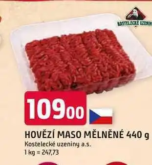 Trefa HOVĚZÍ MASO MĚLNĚNÉ 440 g nabídka