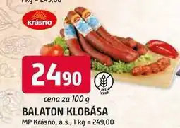 Trefa BALATON KLOBÁSA 100g nabídka