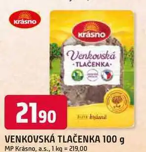 Trefa VENKOVSKÁ TLAČENKA 100 g nabídka