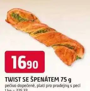 Trefa TWIST SE ŠPENÁTEM 75 g nabídka