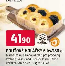 Trefa POUŤOVÉ KOLÁČKY 6 ks/180 g nabídka