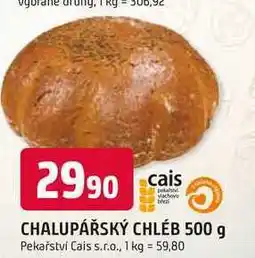 Trefa CHALUPÁŘSKÝ CHLÉB 500 g nabídka