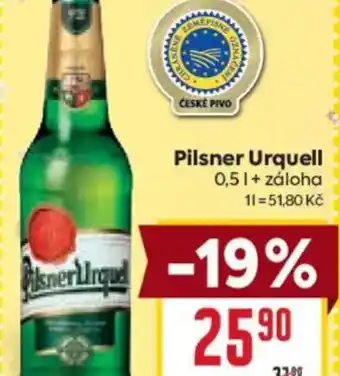 Billa Pilsner Urquell nabídka